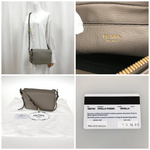 PRADA Vitello phoenix Shoulder bag - Picture 16 of 16